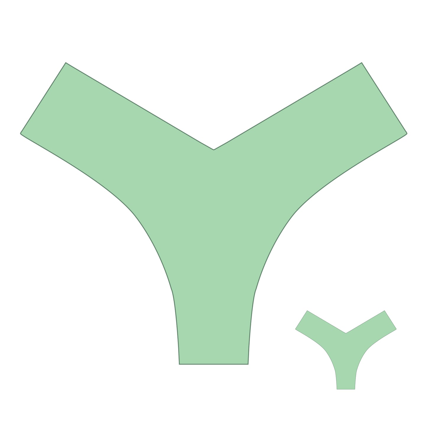 Reversible MAILE Bikini Bottom (digital product)